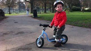 Lenny On His Puky Balance Bike