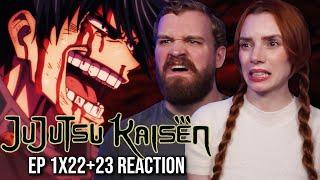 Fighting Over Fingers?!? | Jujutsu Kaisen Ep 1x22+23 Reaction & Review