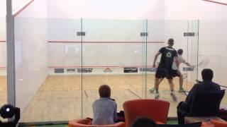 PSA Courtwall Romanian Squash Open oct 2013: Sebastiaan WEENINK vs Jens SCHOOR