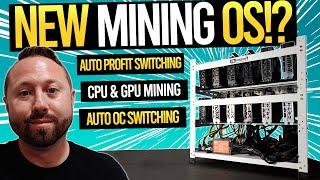 NEW CRYPTO MINING Operating System | Auto Profit & OC Switching, Kaspa, Flux & Bitcoin - NiceHashOS