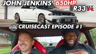 NFL Player John Jenkins REACTS to his 650HP Skyline GT-R R33 Build