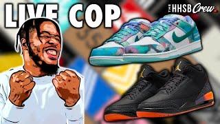 LIVE COP - NIKE SB DUNK LOW FUTURA and J BALVIN AIR JORDAN 3 RIO