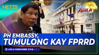 PH EMBASSY SA THE HAGUE, NAGBIGAY NG TULONG KAY FPRRD