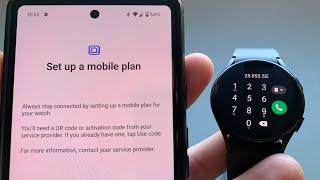 How to Setup eSIM On Samsung Galaxy Watch 6 / 5 (+Activate Data Mobile Service)