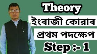 How To Speak English। Step - 1। ইংৰাজী কেনেকৈ কব পাৰি