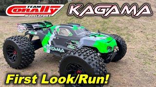 Team Corally Kagama!  First Look and Run Bash - Best 1/8 Truggy Monster Truck?