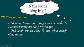 Bài 9 Sóng ngang sóng dọc năng lượng sóng Vật Lí 11 KNTT