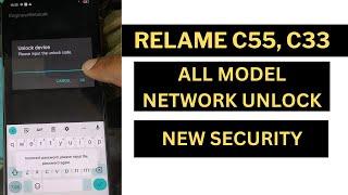 Realme C55, C33 Network Unlock | Realme Incorrect Password Fix New Security