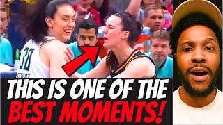 CAITLIN CLARK AND BREANNA STEWART VIRAL MOMENT/HIGHLIGHTS HAVE FANS LOSING IT ON THE INTERNET!