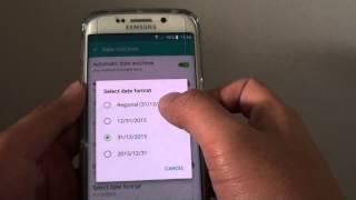 Samsung Galaxy S6 Edge: How to Change the Date Format (US / Europe / Australia)