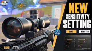 BGMI BEST SENSITIVITY SETTINGS | BGMI SENSITIVITY CODE TODAY | BGMI 3.4 UPDATE SENSITIVITY CODE