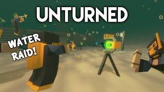 Unturned | Underwater Base Raid! [W/ G Wricky] (PVP Survival)