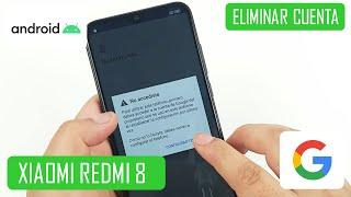 Eliminar Cuenta de Google Xiaomi Redmi Note 8