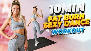 10 Min Dance Workout- Quick Fit Fun Fat Burning Exercises | No Equipment Needed