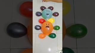 Satisfying ASMR: Watch Balloons Pop Backwards! ⏪#shorts #balloon #asmr #satisfying