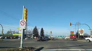 Drive from Industrial road to Warman Road, Saskatoon, Canada