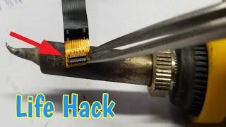 HOW TO REPLACE ANY SCREEN CONNECTOR  WITHOUT HOT GUN BY MMANZILS TECH