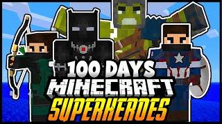 I Survived 100 Days In Minecraft As A Superhero