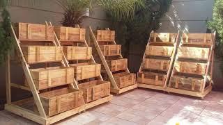 17 ideias de horta pequena com caixotes e pallets - Só ideias legais