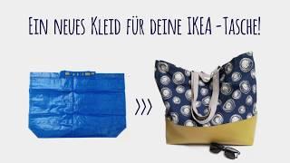 Ein neues Kleid für deine IKEA-Tasche, Tasche nähen ganz einfach!