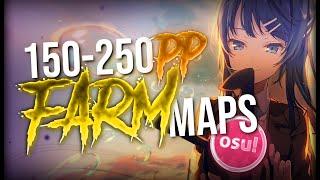 osu! | 150 - 250pp | 5 EASY DT Farm Maps In osu!! #4