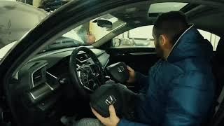 Замена рулевого Airbag (Воздушная подушка безопасности) в Honda Civic 2016