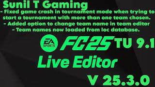 EA FC 25 Live Editor v25.3.0, Magic TU 9.1 Fix tournament Crashes Offline #fc #fc25 #eafc25 #fifa