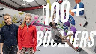 WE TRY TO CLIMB 100+ BOULDERS IN A SESSION! CAN WE DO IT?