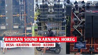 Barisan sound sementara karnaval desa kraton mojo kediri