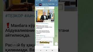 Uzbekistan mafiyasi Salim Abduvaliyev olamdan otdi
