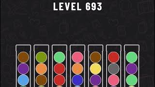 Ball Sort Puzzle Level 693 #ballsortpuzzle #ballsortpuzzlegameplay #puzzlegame #mobilegames