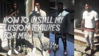 How To Install My Custom Jean Textures To MP - GTA 5 Modding Tutorial *OUTDATED*