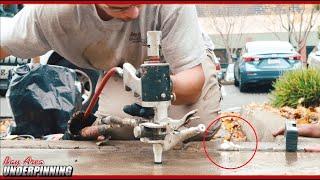 Polyurethane Injections | Commercial Building Trip Hazard