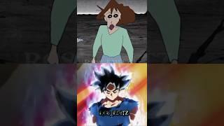 Shinchan's Mom X Goku UI #trending #viralvideo #viralshorts #edit #gokuedit #goku #kakarot