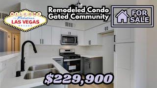 Affordable Condo in Las Vegas for Sale | 200k | Remodeled | Gated Community |  Near Las Vegas Strip