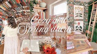 Cozy Girl Spring Diaries  work days, hobbies, reading, lake trip & a wedding planning!