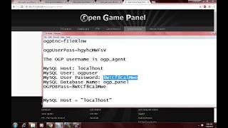 How to Install Open Game Panel on Centos x86_x64 with HLDS + Themes + Extra Modules