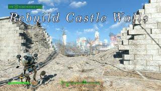 Fallout 4 - How to Rebuild Castle Walls