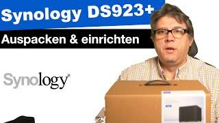 Synology DS923+ auspacken und einrichten