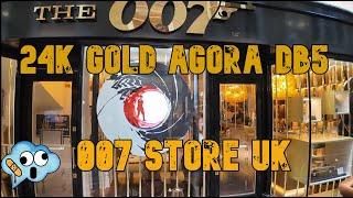 Agora Models 24k Gold Aston Martin DB5 007 store tour at Burlington Arcade Piccadilly in London.