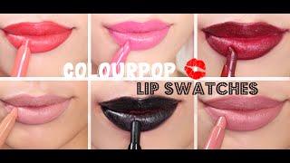 COLOUR POP LIPPIE STIX | LIP SWATCHES & REVIEW