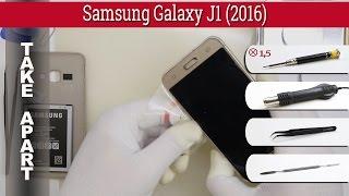 How to disassemble  Samsung Galaxy J1 (2016) SM-J120 Take apart Tutorial