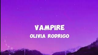 Olivia Rodrigo - Vampire (Lyrics)