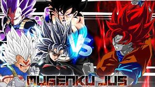 Goku Terror vs Goku 1000 TP, Vegeta Omni God, Vegeta Ultra Ego, Ghost Final Form ANIME MUGEN JUS