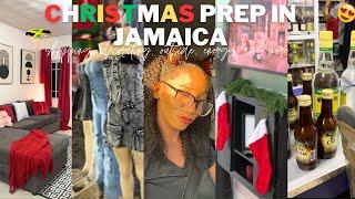 Christmas in Jamaica VLOG-Tree Set up, Grocery Shopping, home makeover, haul, night life and more