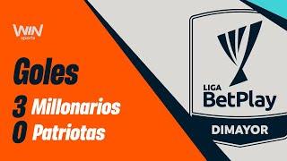 Millonarios vs. Patriotas (goles) Liga BetPlay DImayor 2024-2 | Fecha 8