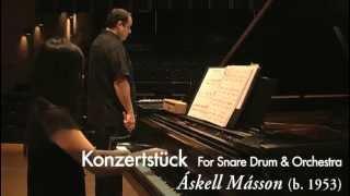 Konzertstück for Snare Drum and Orchestra by Askell Masson