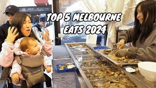 Top 5 Melbourne Eats of 2024 | EAT HERE NOW | Melbourne Australia