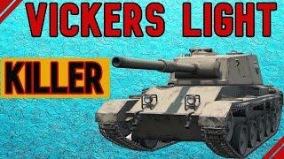 Vickers Light vs T110E3 who wins? #wotblitz #wotblitzshorts #wotblitzreplays #shorts