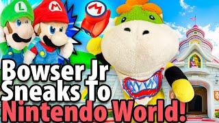 (SUBTITULADO) Crazy Mario Bros: ¡Bowser Jr se Cuela en Nintendo World!